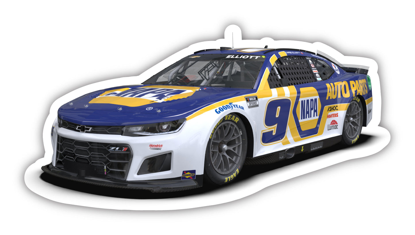 Chase Elliott #9 4-Inch Vinyl Decal Sticker Car Design