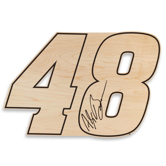 Alex Bowman #48 Wooden Wall Hanging