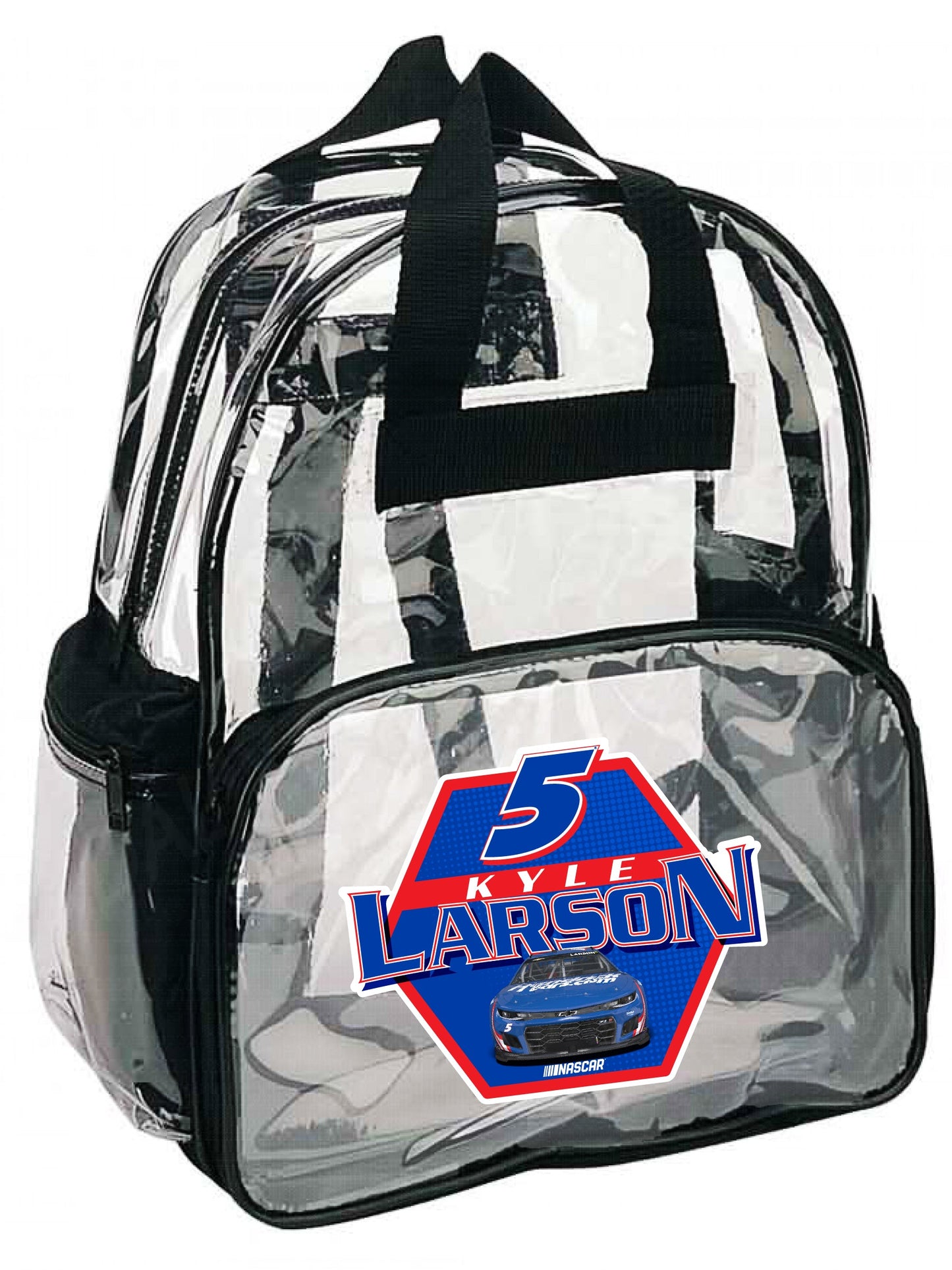 Kyle Larson #5 Officially Licensed Clear Backpack