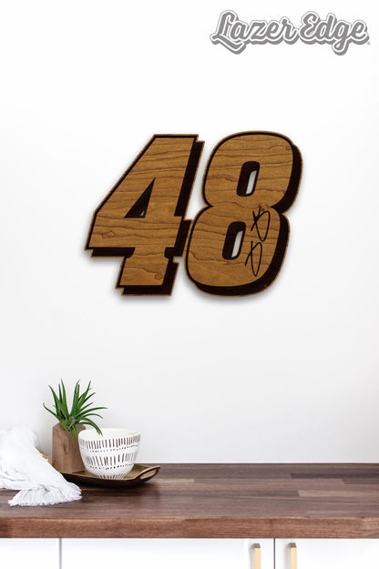 Jimmie Johnson #48 Wooden Wall Hanging