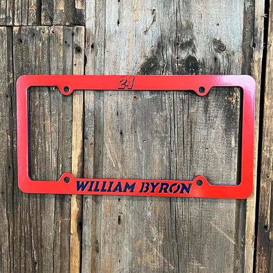 William Byron #24 Car Tag Frame