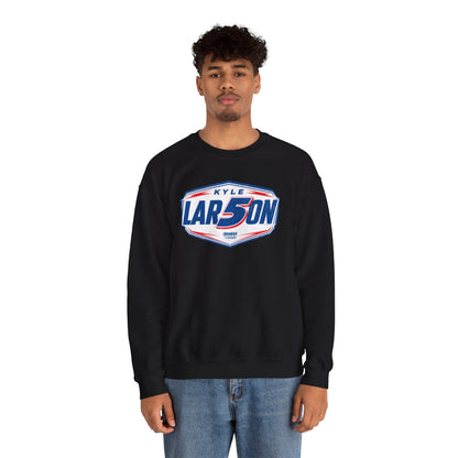 Kyle Larson #5 Shield Fill Crewneck Sweatshirt