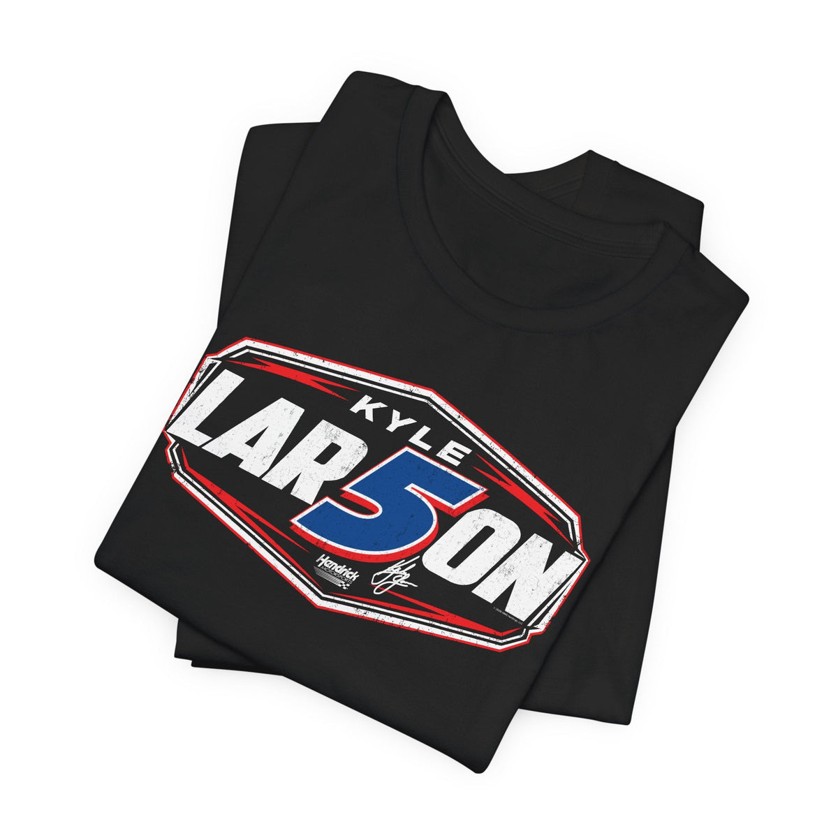 Kyle Larson #5 Dark Shield Signature T-Shirt
