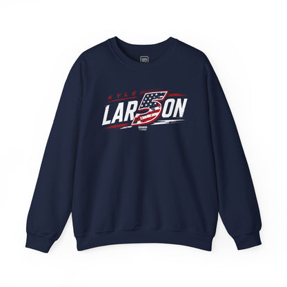 Kyle Larson #5 Americana Crewneck Sweatshirt