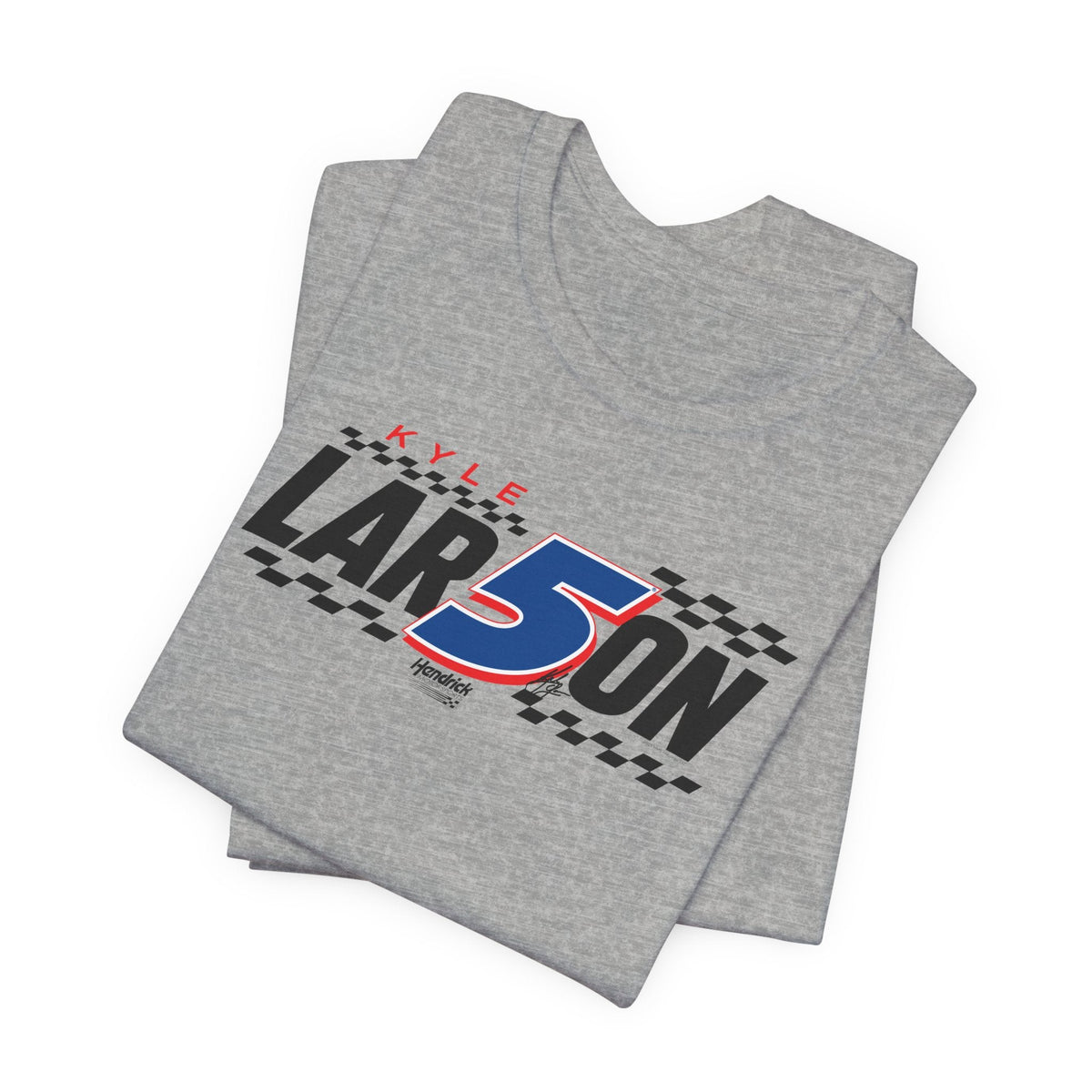 Kyle Larson #5 Checkered Flag T-Shirt