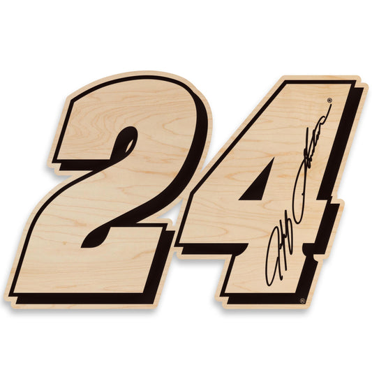 Jeff Gordon #24 Wooden Wall Hanging