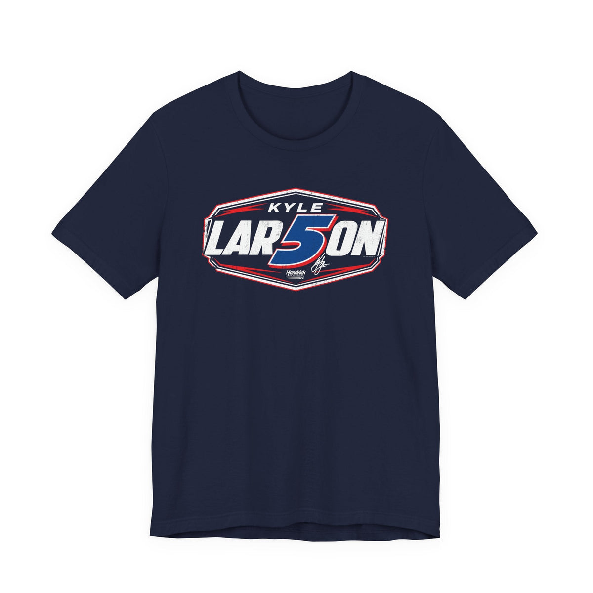 Kyle Larson #5 Dark Shield Signature T-Shirt