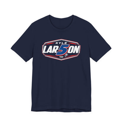 Kyle Larson #5 Dark Shield Signature T-Shirt