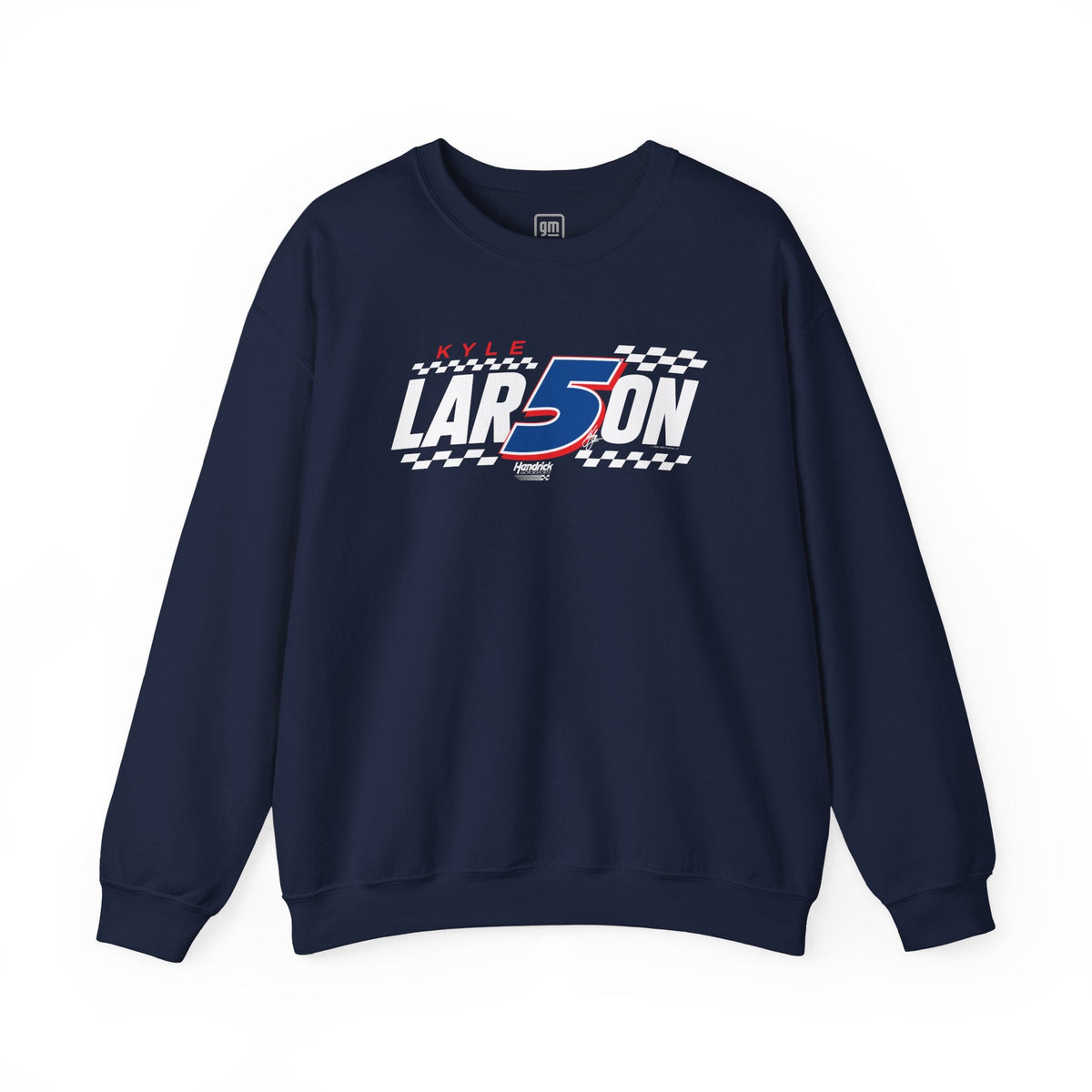 Kyle Larson #5 Checkered Flag Crewneck Sweatshirt