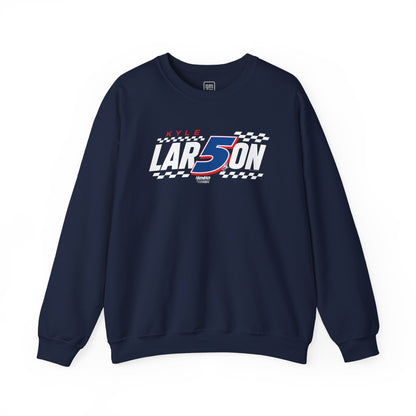 Kyle Larson #5 Checkered Flag Crewneck Sweatshirt