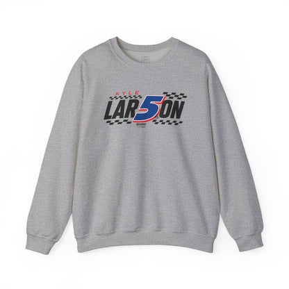 Kyle Larson #5 Checkered Flag Crewneck Sweatshirt