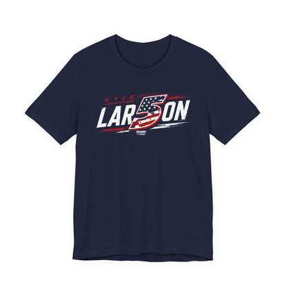 Kyle Larson #5 Americana Flag Racing T-Shirt