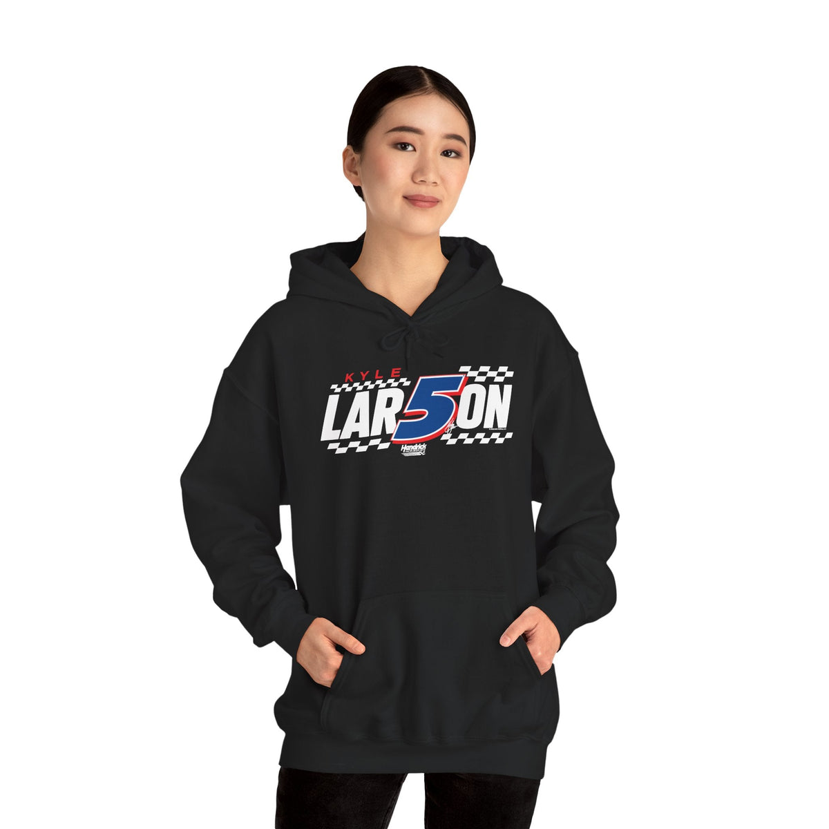 Kyle Larson #5 Checkered Flag Hoodie