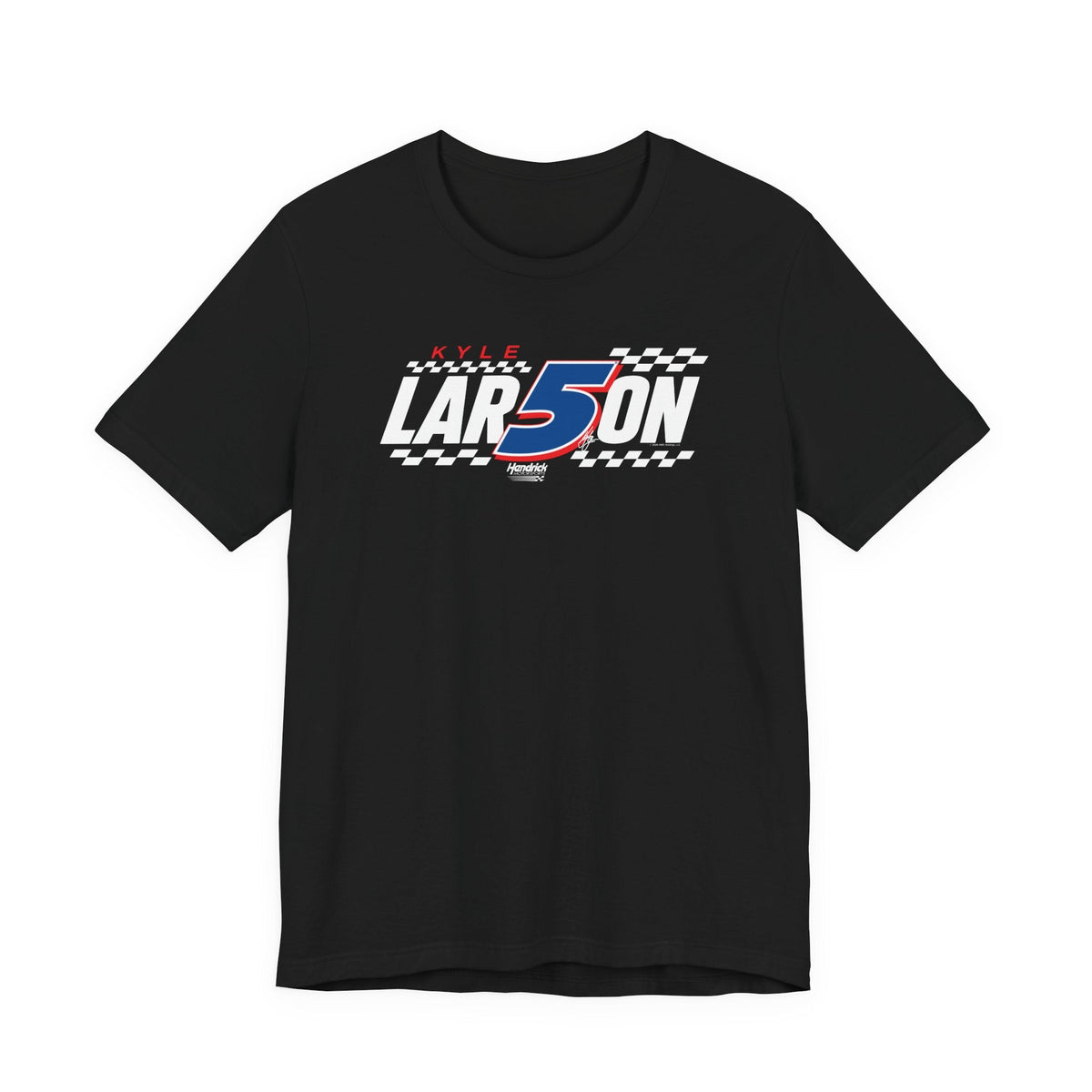 Kyle Larson #5 Checkered Flag T-Shirt