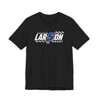 Kyle Larson #5 Checkered Flag T-Shirt