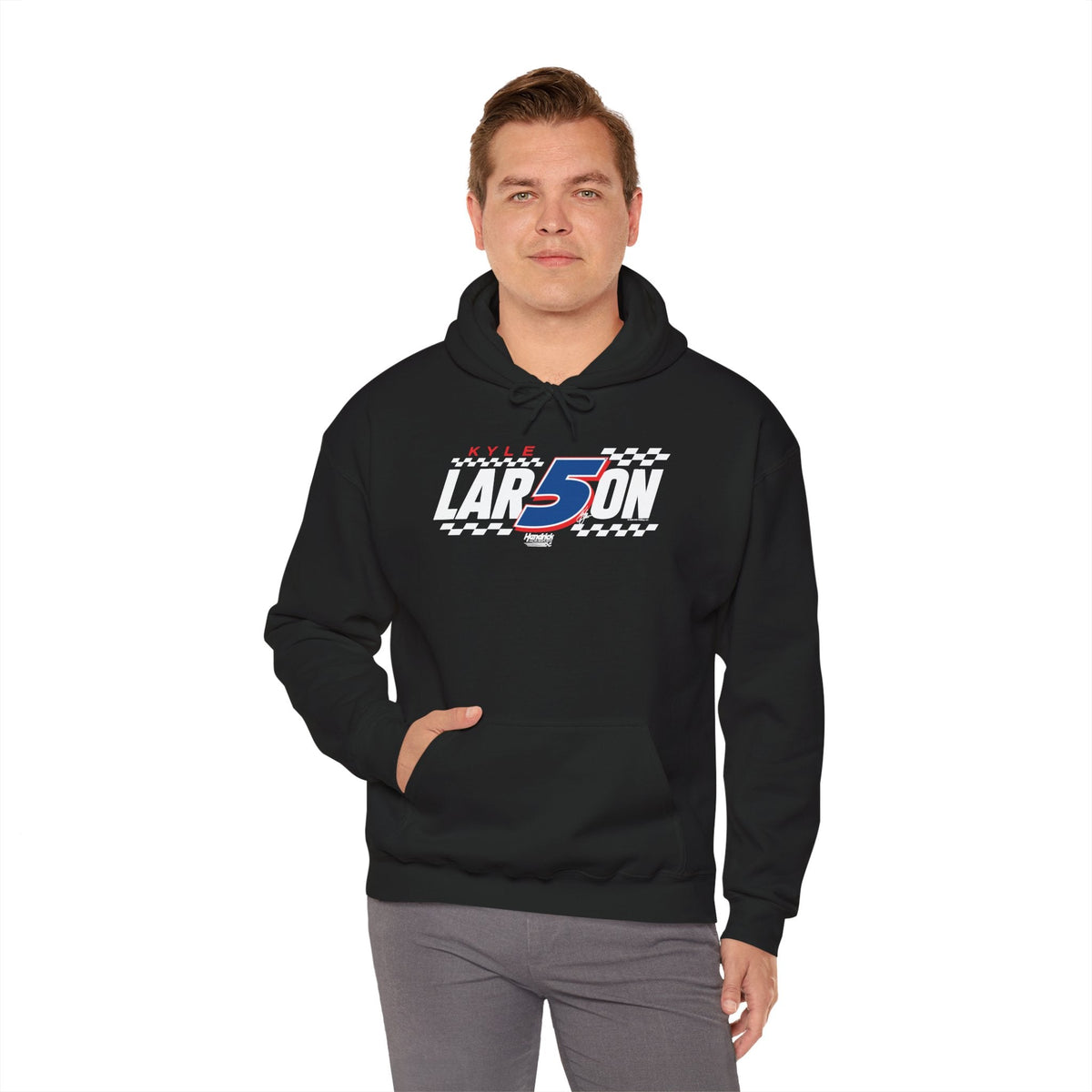 Kyle Larson #5 Checkered Flag Hoodie