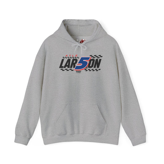 Kyle Larson #5 Checkered Flag Hoodie