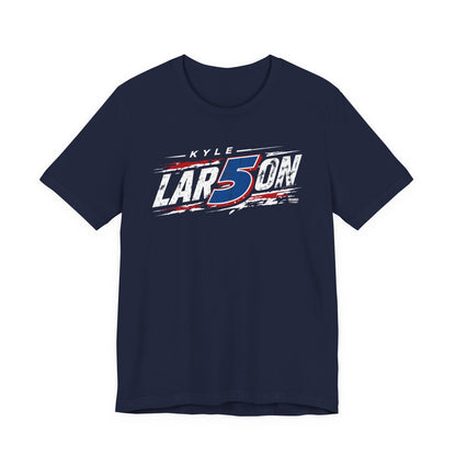 Kyle Larson #5 Speed Slash Distressed T-Shirt