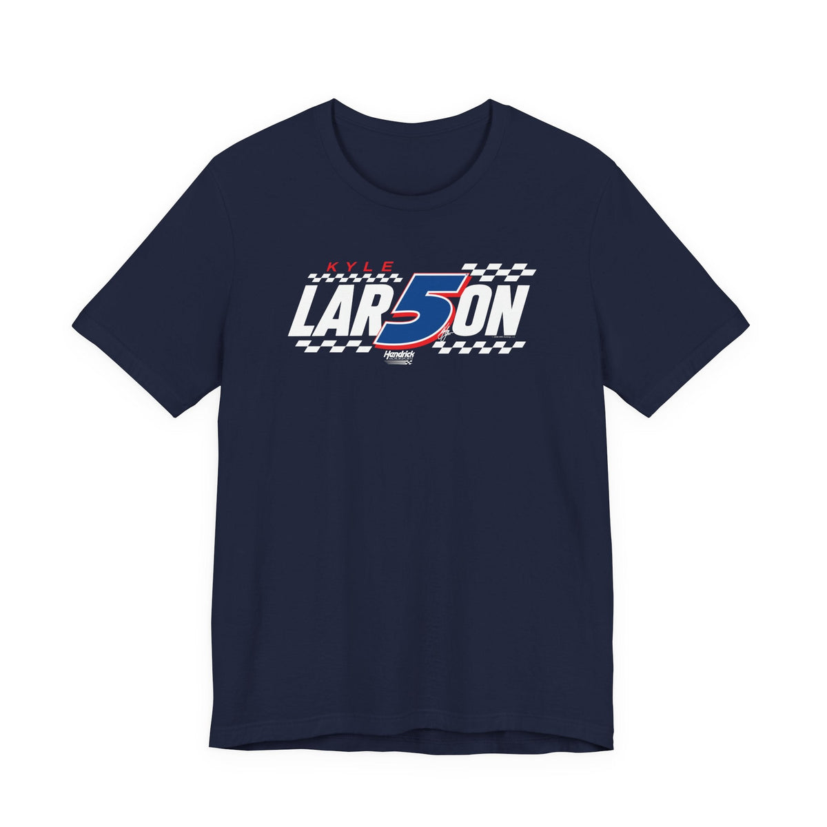 Kyle Larson #5 Checkered Flag T-Shirt