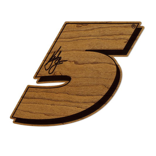 Kyle Larson #5 Wooden Magnet