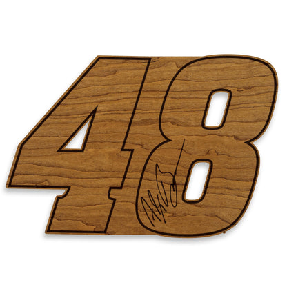 Alex Bowman #48 Wooden Wall Hanging