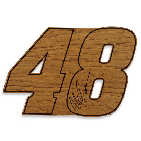 Alex Bowman #48 Wooden Wall Hanging