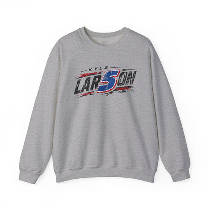 Kyle Larson #5 Speed Distressed Crewneck Sweatshirt