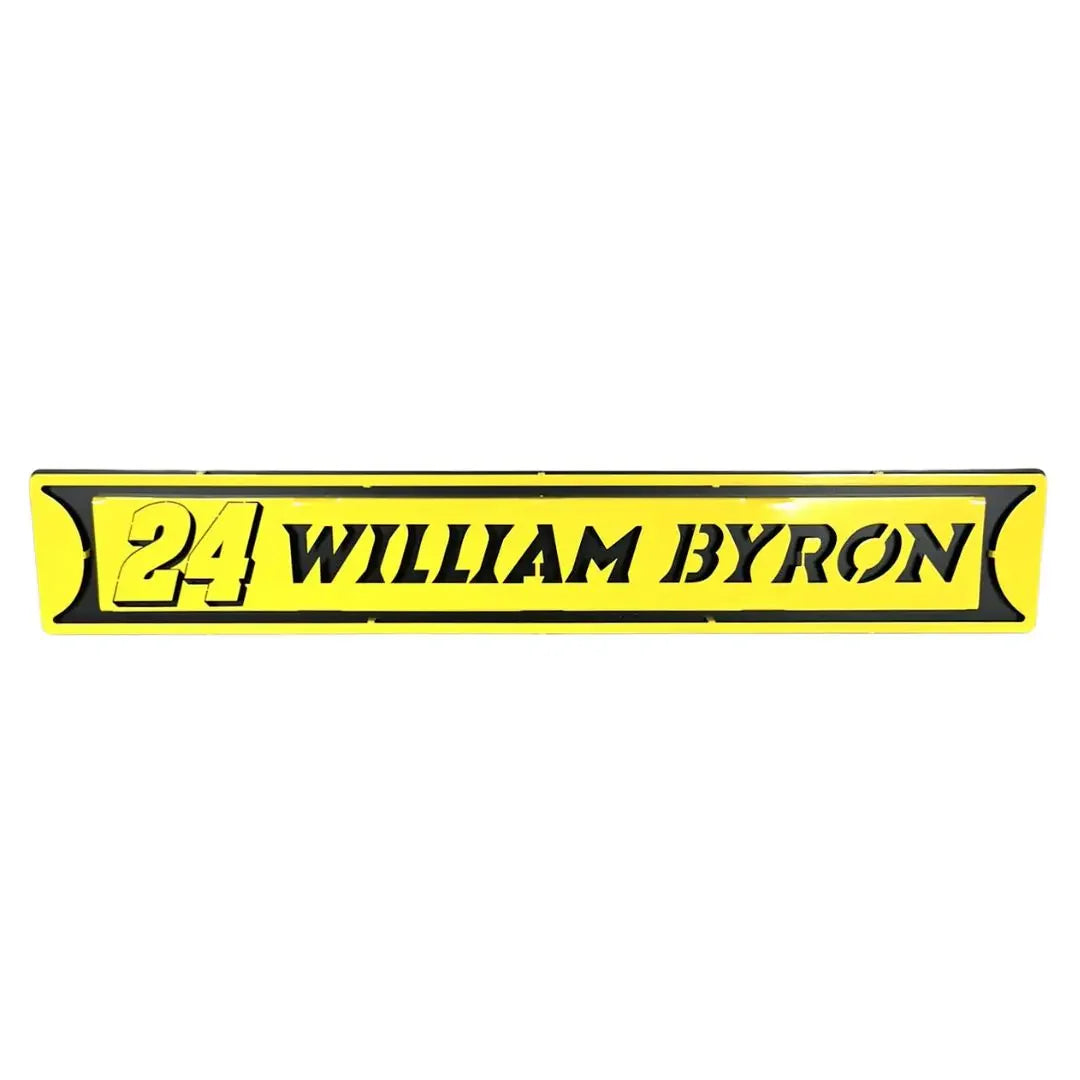 William Byron #24 Street Sign