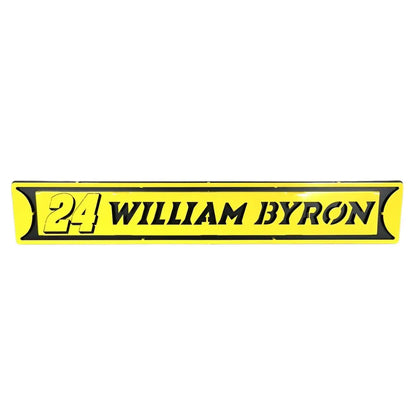 William Byron #24 Street Sign