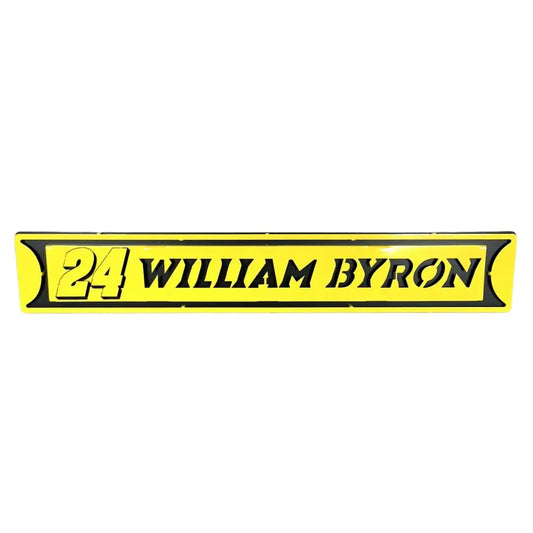William Byron #24 Street Sign