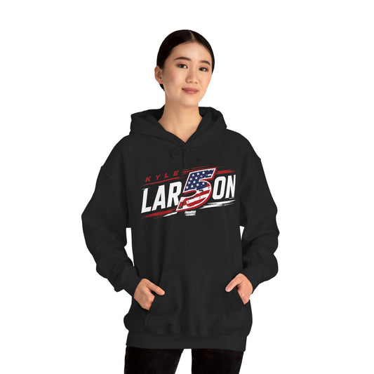 Kyle Larson #5 Americana Flag Racing Hoodie