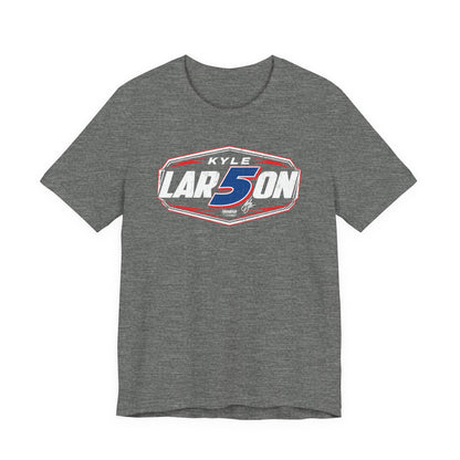 Kyle Larson #5 Dark Shield Signature T-Shirt