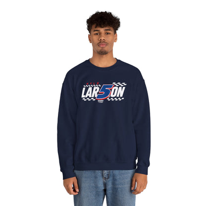 Kyle Larson #5 Checkered Flag Crewneck Sweatshirt