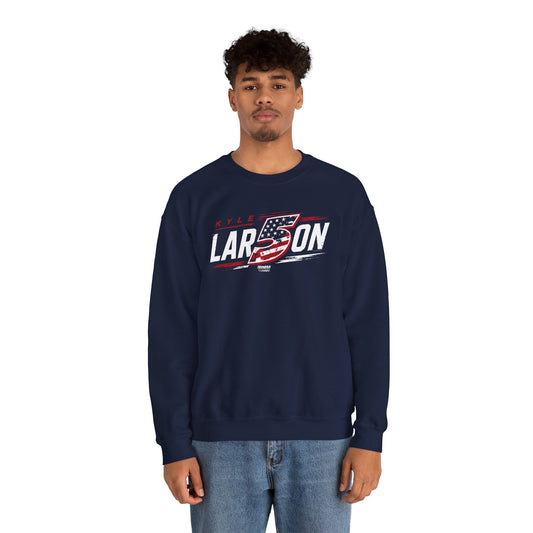 Kyle Larson #5 Americana Crewneck Sweatshirt