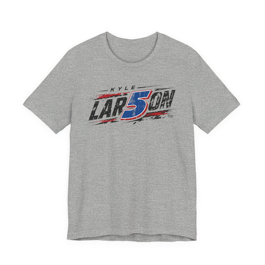 Kyle Larson #5 Speed Slash Distressed T-Shirt
