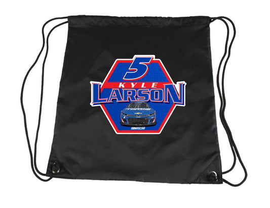 Kyle Larson #5 Officially Licensed NASCAR Cinch Bag with Drawstring