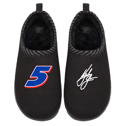 Kyle Larson #5 Number & Signature Slippers