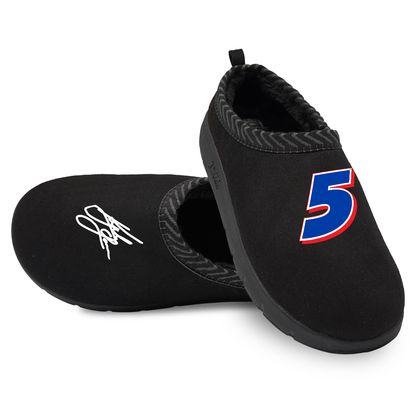 Kyle Larson #5 Number & Signature Slippers