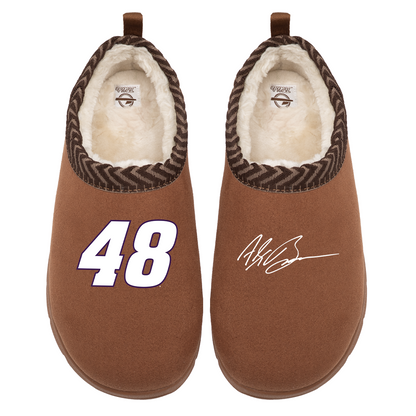 Alex Bowman #48 Number & Signature Slippers