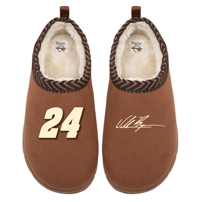William Byron #24 Number & Signature Slippers