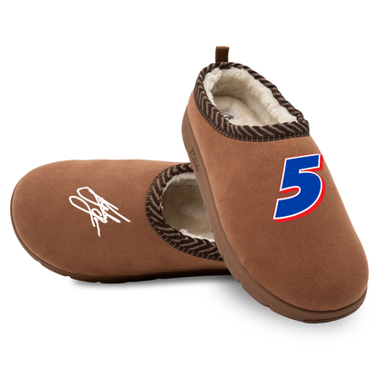 Kyle Larson #5 Number & Signature Slippers