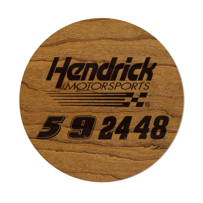 Hendrick Motorsports Driver Numbers Wooden Magnet