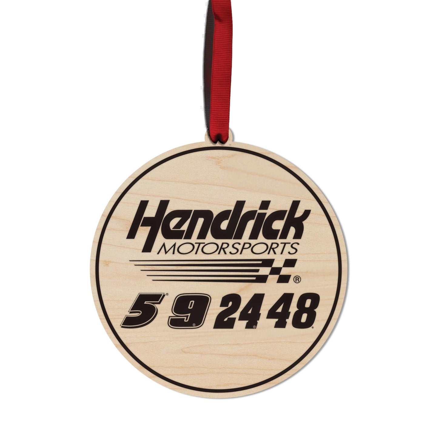 Hendrick Motorsports Driver Numbers Wooden Ornament