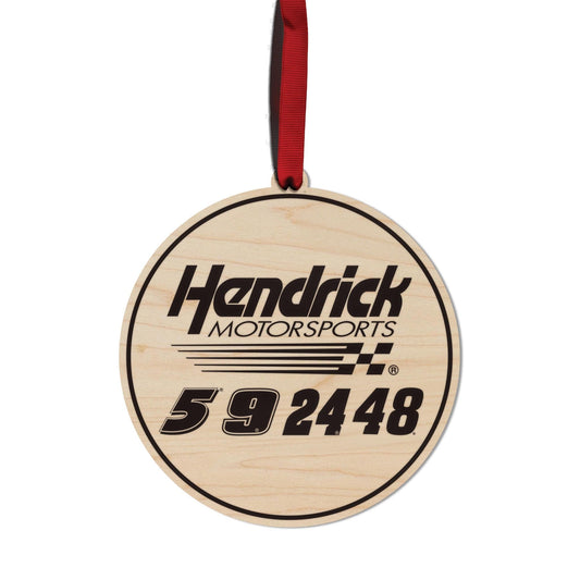 Hendrick Motorsports Driver Numbers Wooden Ornament