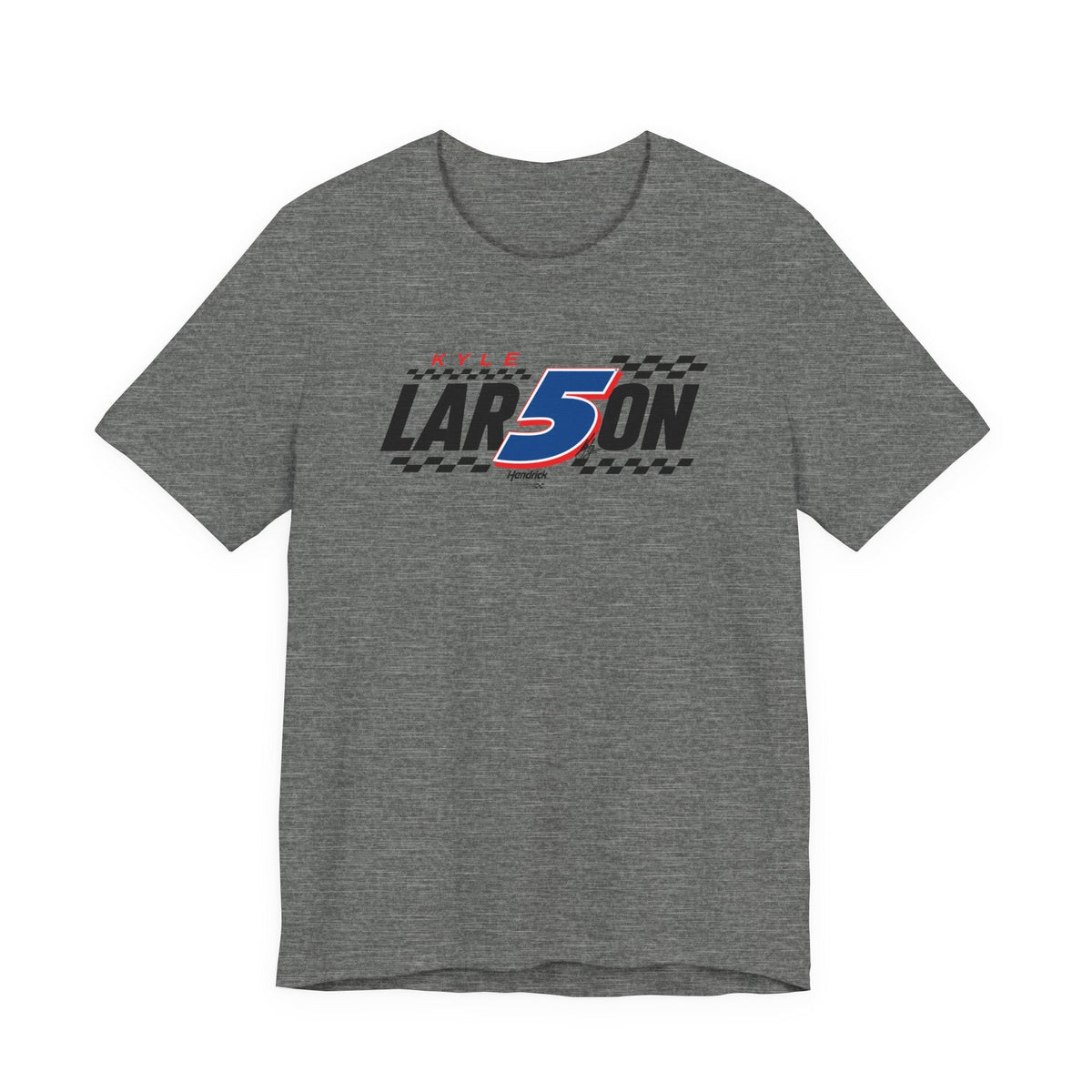 Kyle Larson #5 Checkered Flag T-Shirt