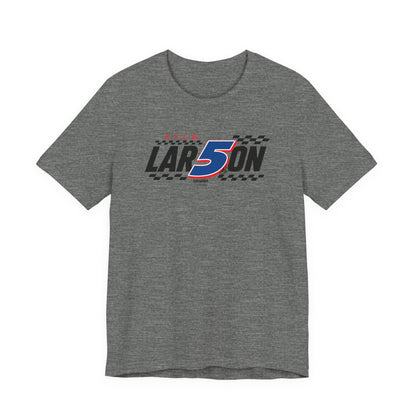 Kyle Larson #5 Checkered Flag T-Shirt