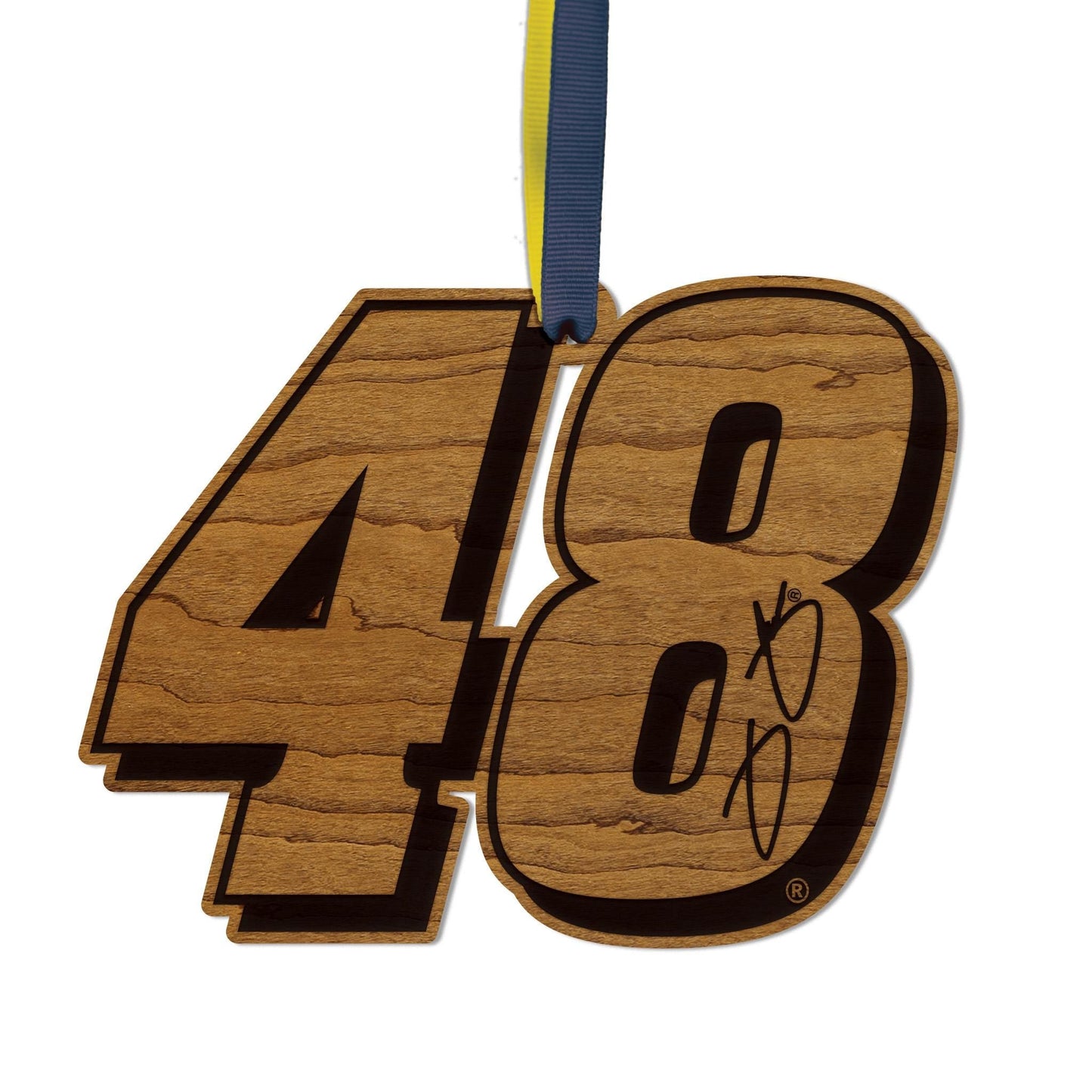Jimmie Johnson #48 Wooden Ornament