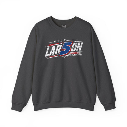 Kyle Larson #5 Speed Distressed Crewneck Sweatshirt