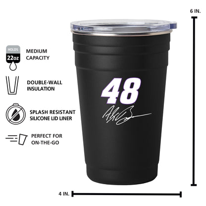 Alex Bowman #48 22oz Flipside Stainless Cup