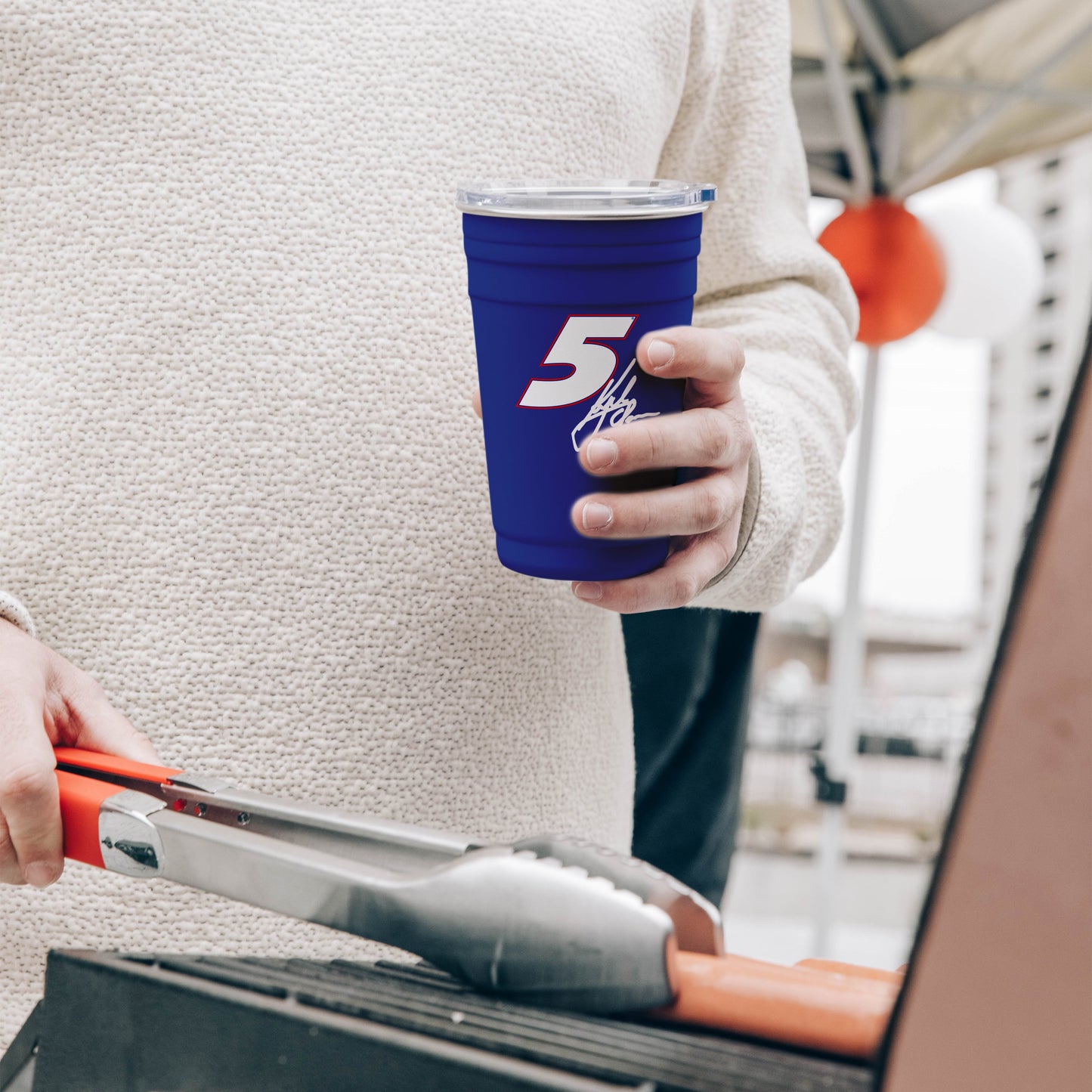 Kyle Larson #5 22oz Flipside Stainless Cup